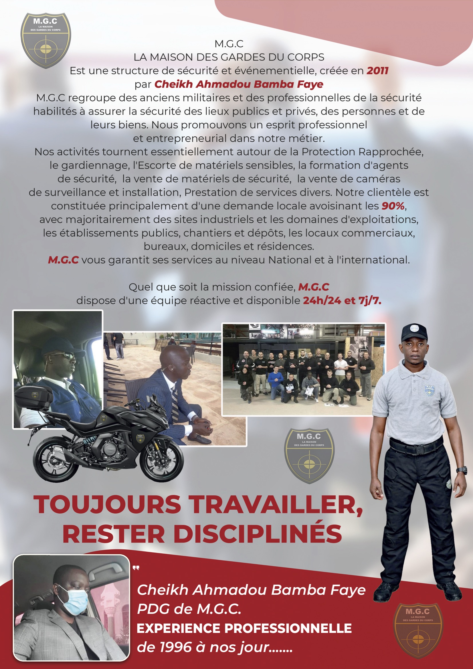 M.G.C. S&eacute;curit&eacute; : La Maison des Gardes du corps